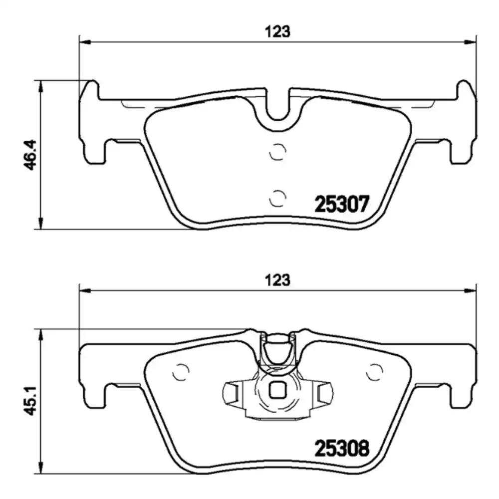 PASTILHA FREIO TRASEIRA BMW 320I 2012 A 2018