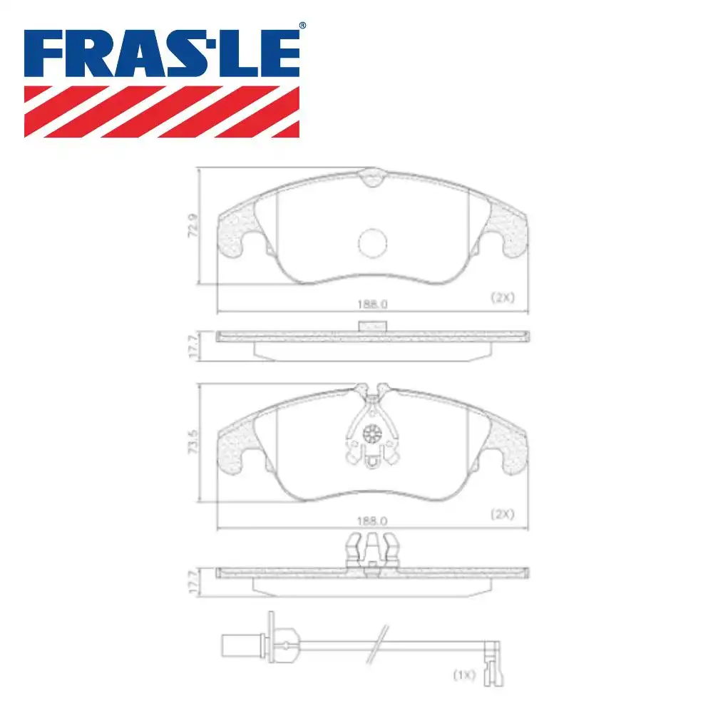 PASTILHA FREIO DIANTEIRA AUDI Q5 2.0 16V 2009 A 2012