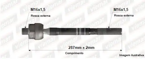 BARRA AXIAL AMAROK 2010 A 2022