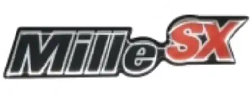 EMBLEMA ADESIVO FIAT MILLE SX