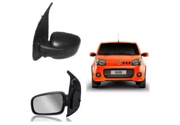 ESPELHO EXT FIAT UNO 10/ NOVO 4PTS ESQ FIXO