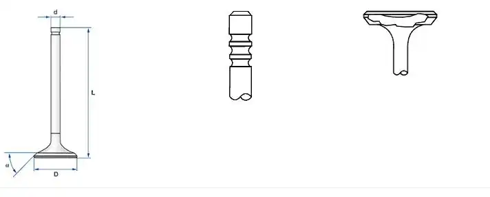 VALVULA ADMISSAO D-20 1986 A 1991