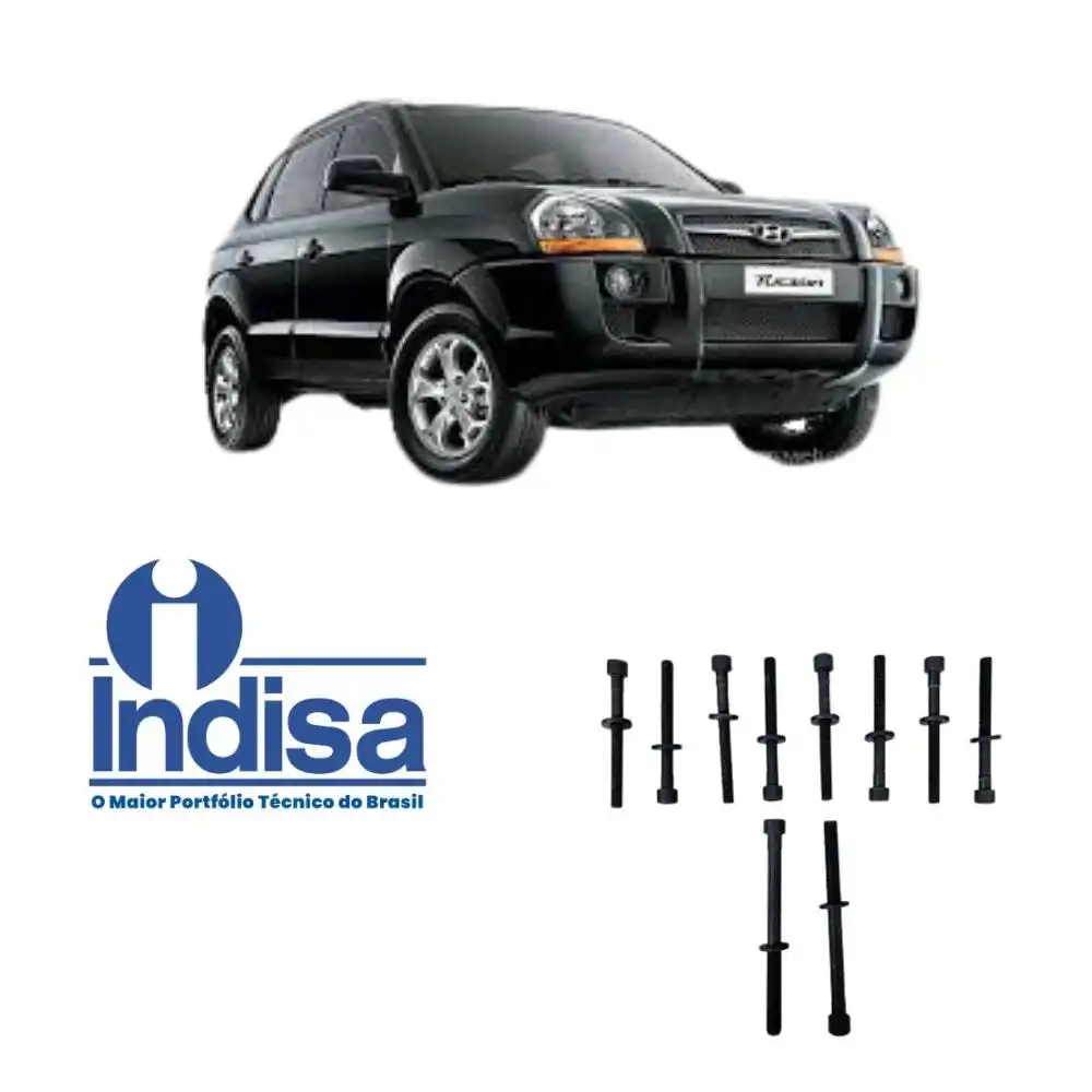 PARAFUSO CABECOTE HYUNDAI TUCSON 2.0 16V 2004 ACIMA