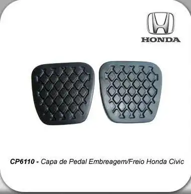 CAPA PEDAL HONDA CIVIC (FREIO,EMBREAGEM)