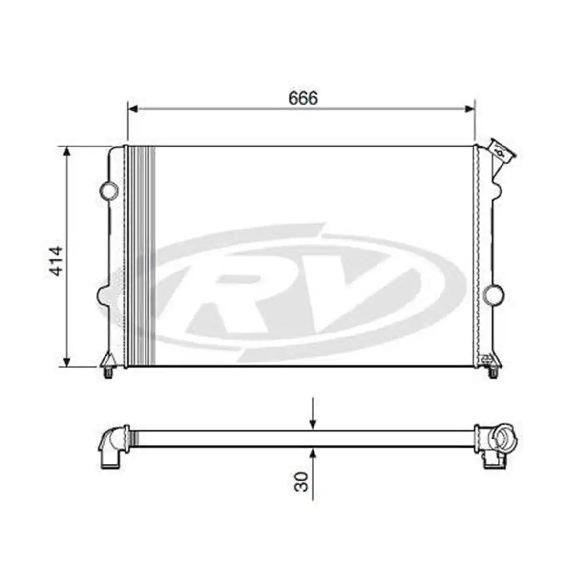RADIADOR S-10 2.2 2.4 8V 1995 A 2011 GASOLINA S/AR