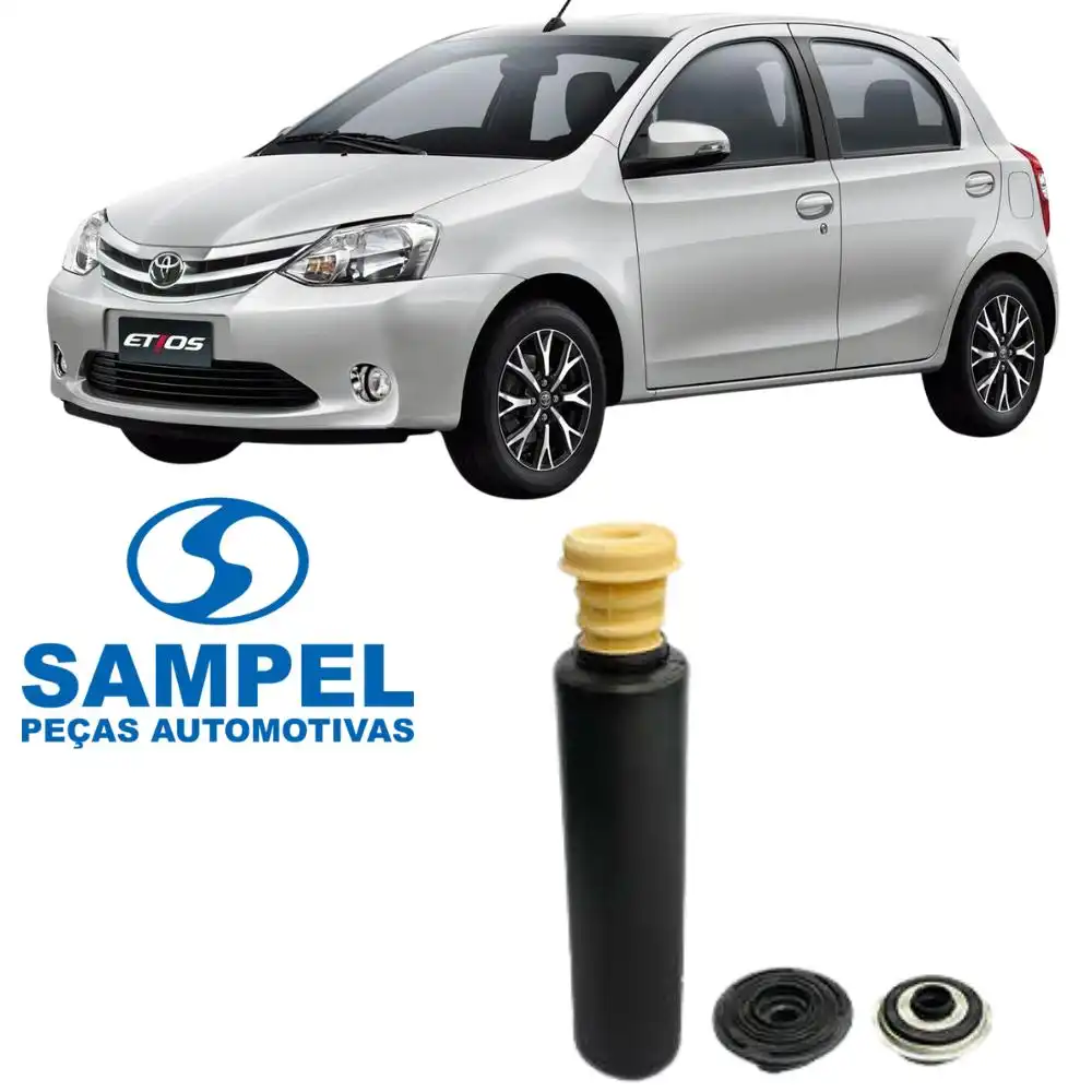 KIT AMORTECEDOR TRASEIRO TOYOTA ETIOS 2012/ COMPLETO