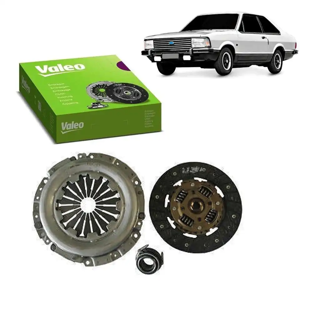 KIT EMBREAGEM CORCEL 2 1.6 8V 1978 A 1986 COM ROLAMENTO