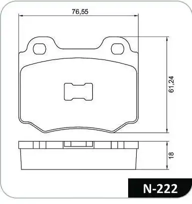 PASTILHA FREIO DIANTEIRA GOL PLUS 1994 A 1995 SISTEMA TEVES