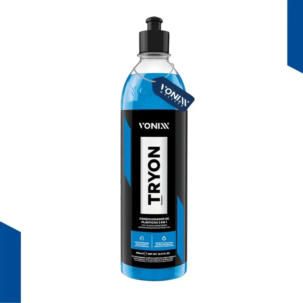 CONDICIONADOR DE PLASTICOS BORRACHAS 3 EM TRYON 500ML