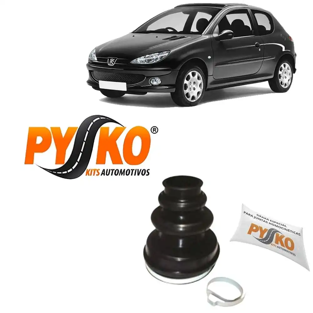 SANFONA HOMOCINETICA PEUGEOT 206 1998 ACIMA LADO CAIXA