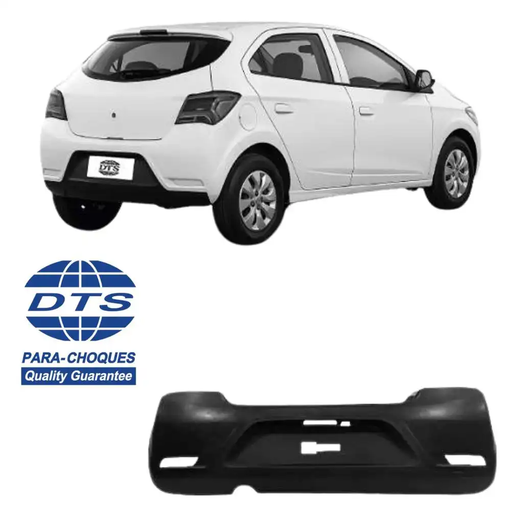 PARACHOQUE TRASEIRO ONIX 2016 A 2019 PRETO LISO