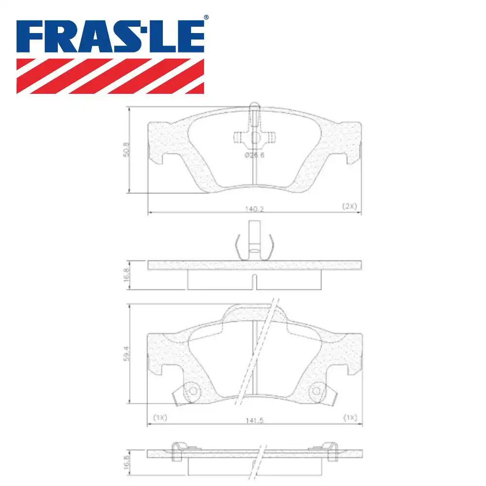 PASTILHA FREIO TRAS GRAND CHEROKEE V6 2010 ACIMA (TEVES)