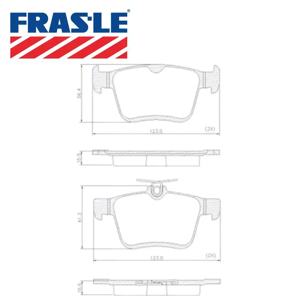 PASTILHA FREIO TRASEIRA GOLF 1.4 2.0 2014 ACIMA CERAMICA