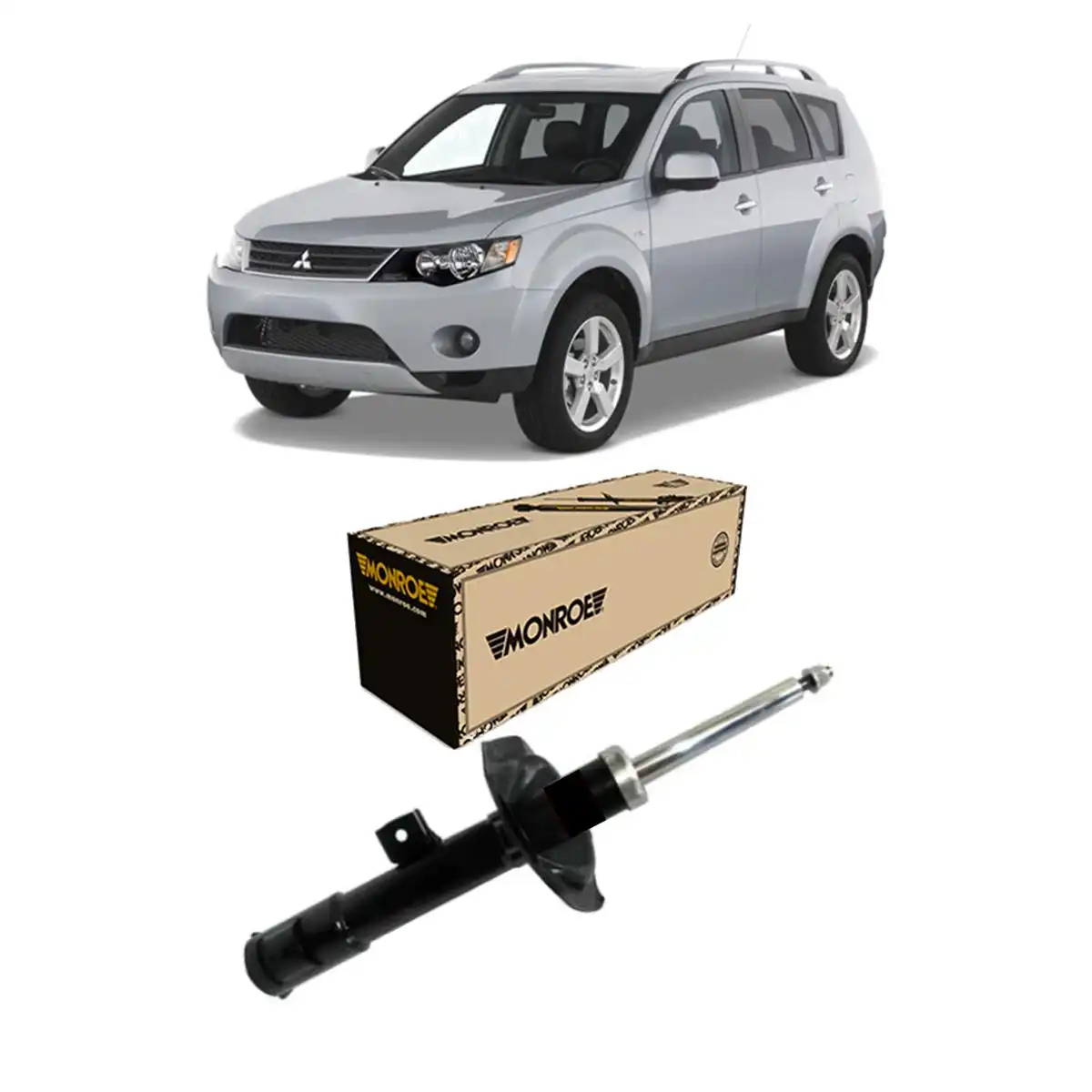 AMORTECEDOR DIANTEIRO MITSUBISHI OUTLANDER 2006 A 2013