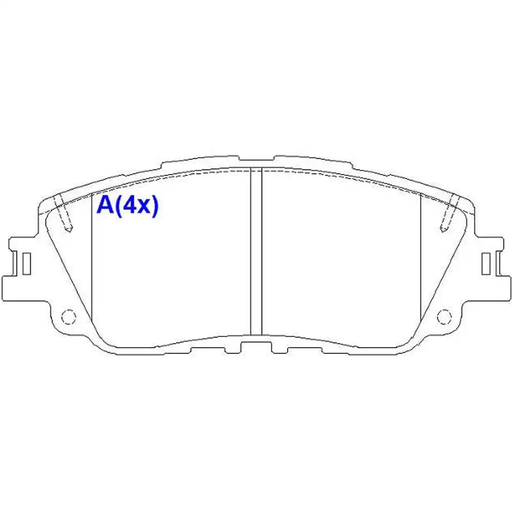 PASTILHA FREIO DIANTEIRA TOYOTA COROLLA CROSS 1.8 16V 2021/