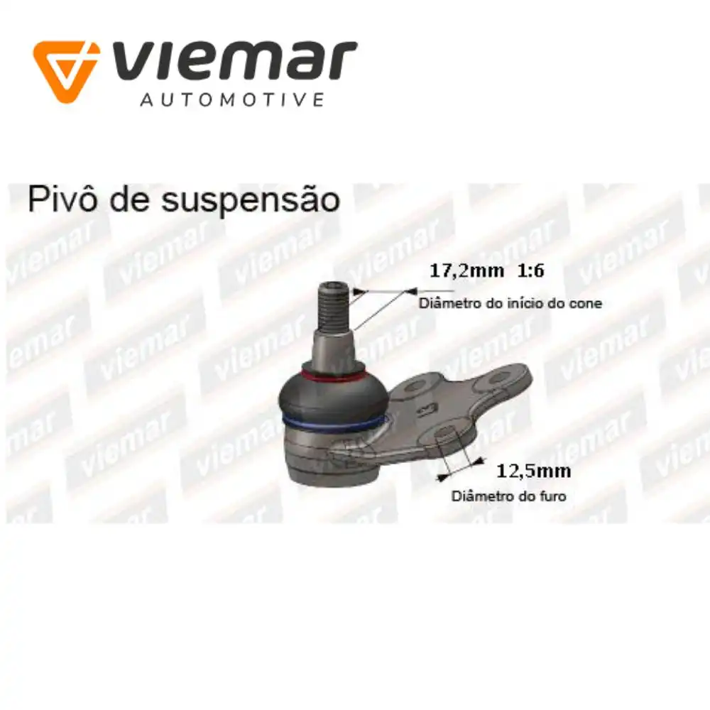 PIVO RENAULT DUSTER 2021 A 2024 12,5MM