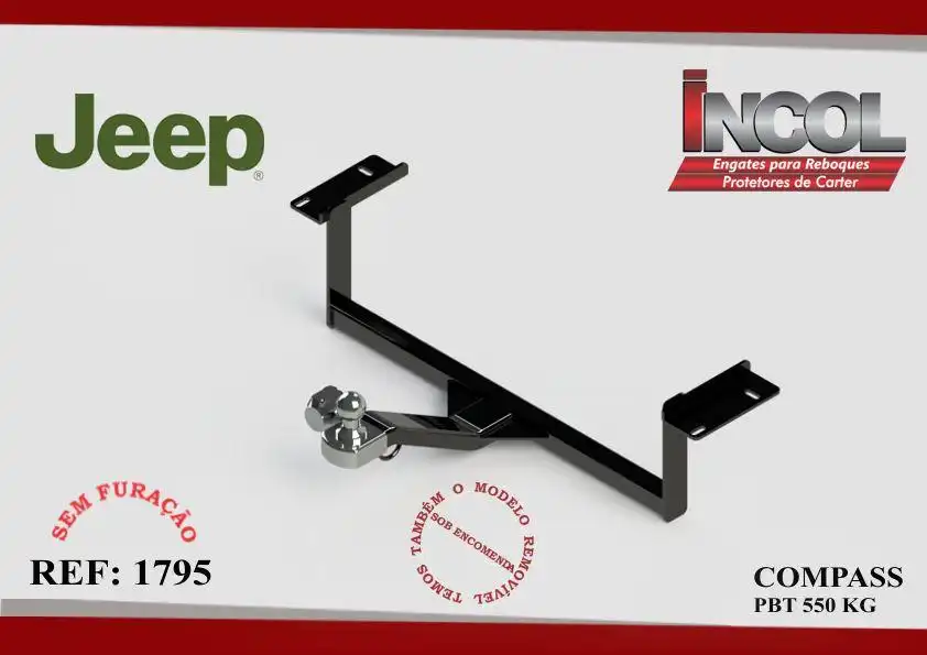 ENGATE CARRETINHA JEEP COMPASS 16/ FIXO