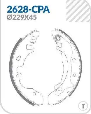 SAPATAS FREIO COURIER 97/ ECOSPORT 4X4 04/12