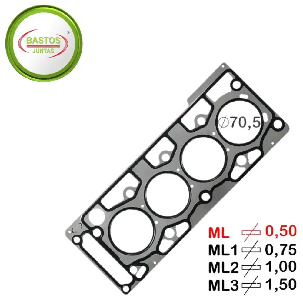 JUNTA CABECOTE FIESTA 1.0 8V ZETEC ROCAM 2000 A 2014 METAL