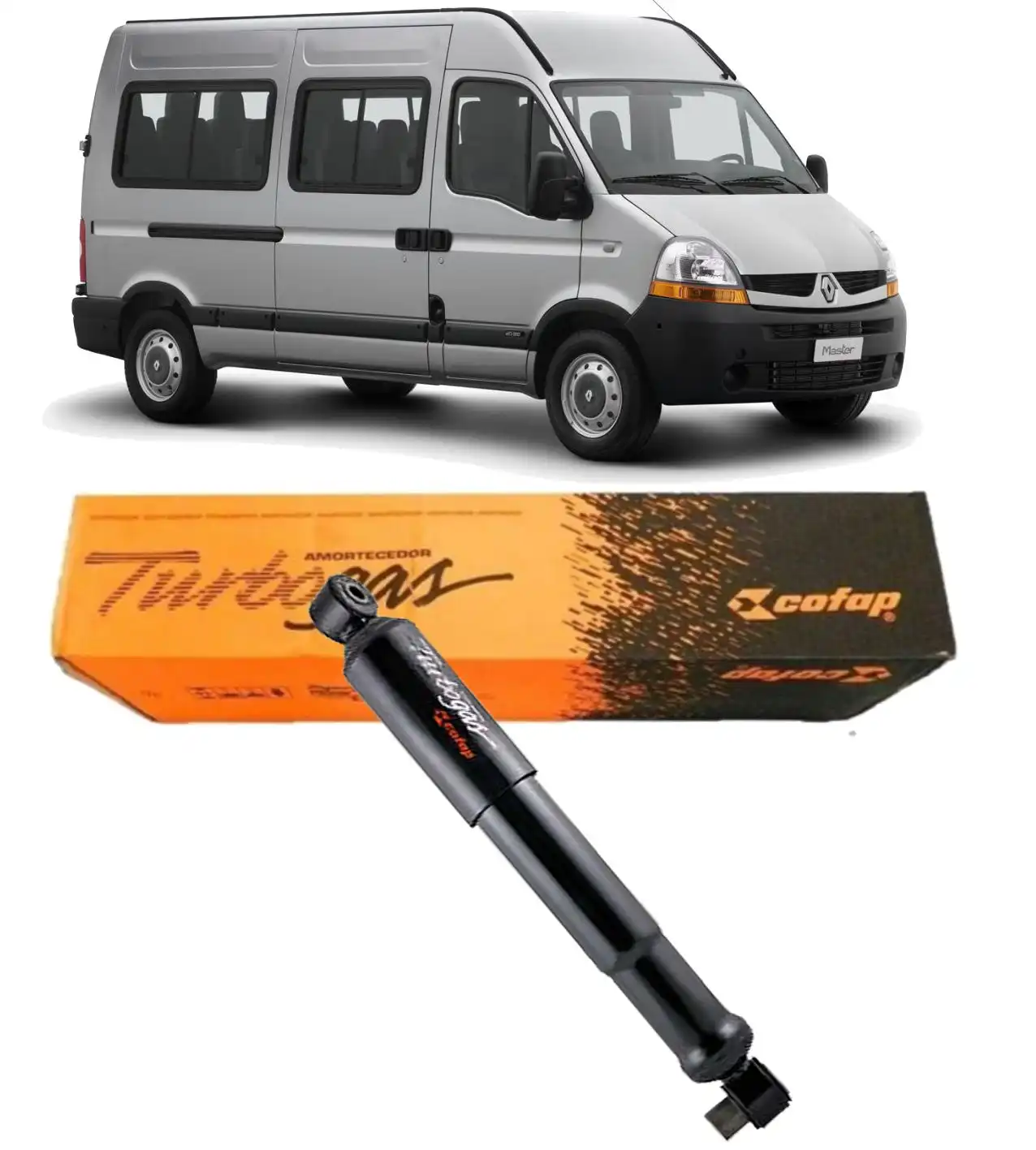 AMORTECEDOR DIANTEIRO RENAULT MASTER 2002 A 2012