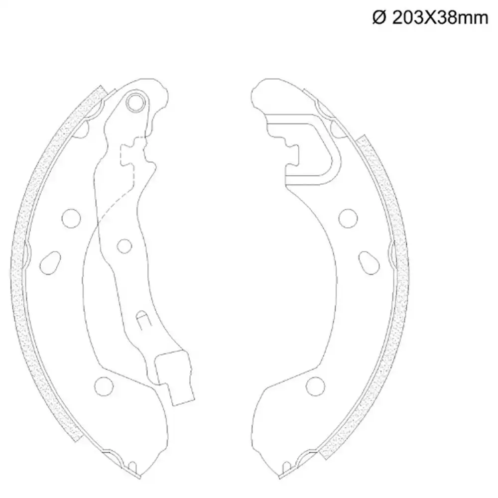 SAPATAS FREIO NISSAN MARCH 1.0 1.6 2012/