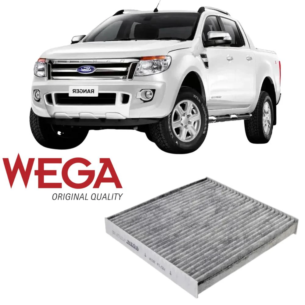 FILTRO AR CABINE RANGER 3.2 20V AUTOMATICO 2012/ COM CARVAO