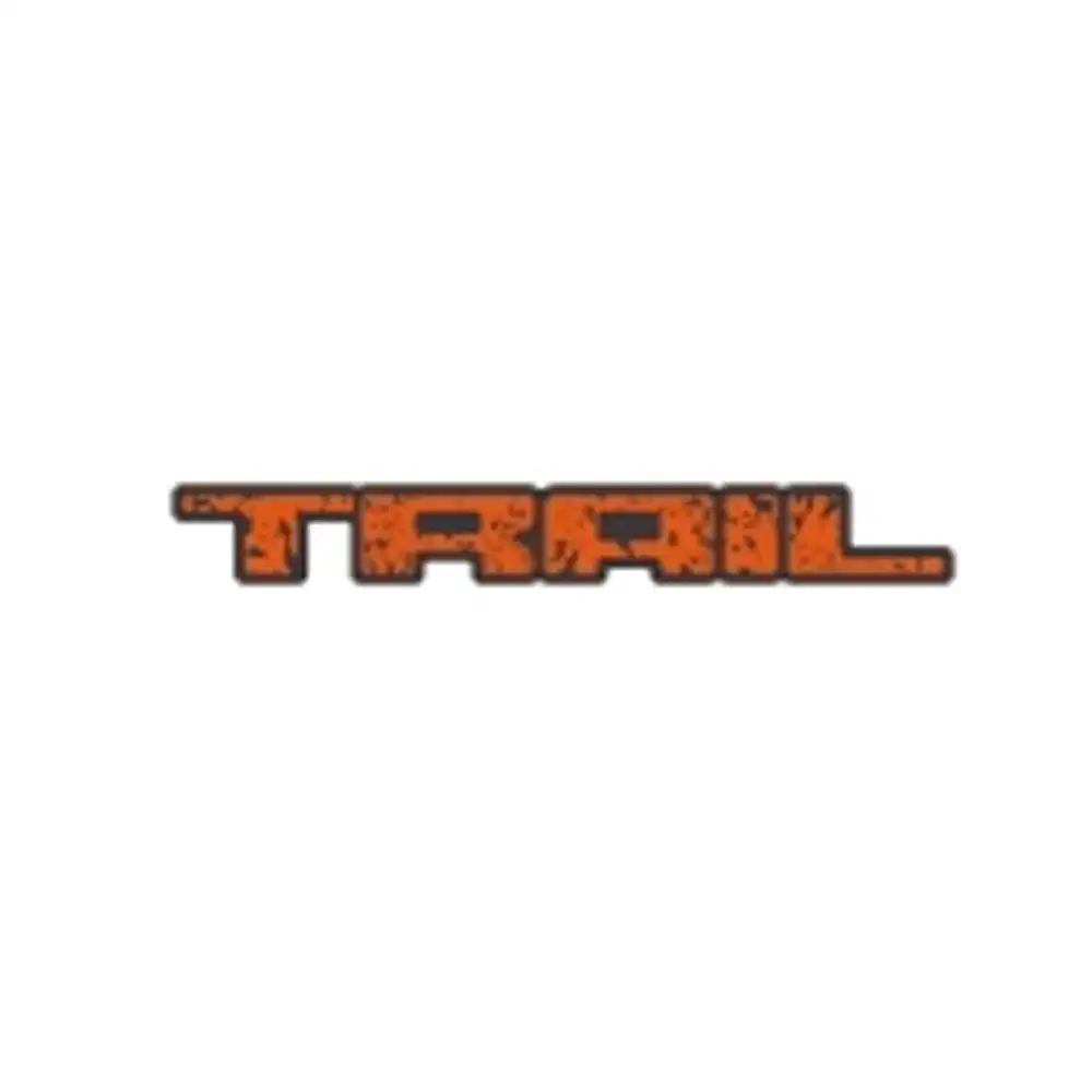 EMBLEMA TRAIL PEQUENO LARANJA