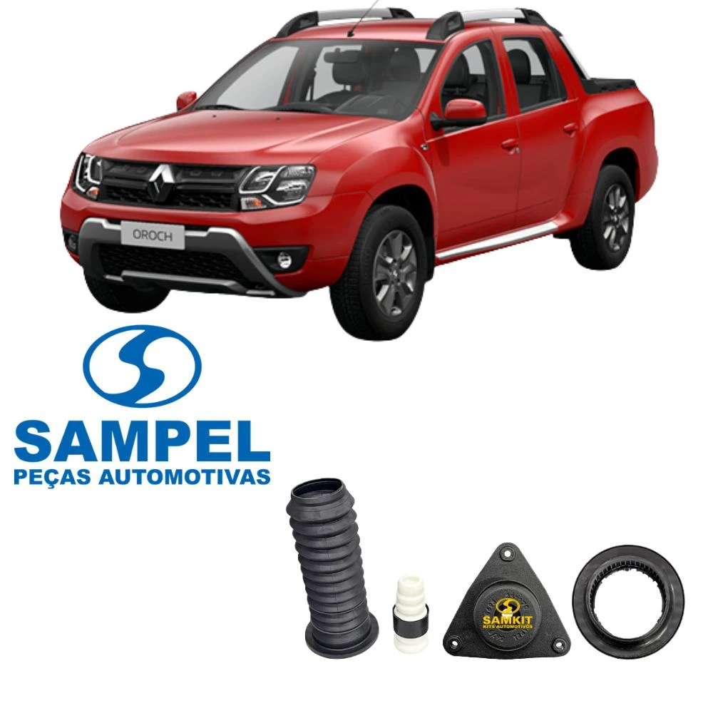KIT AMORTECEDOR TRASEIRO OROCH 1.6 2015 ACIMA COMPLETO