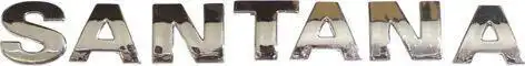 EMBLEMA SANTANA 98/ CROMADO