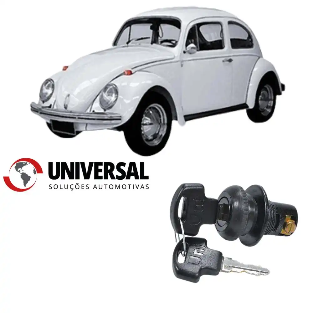 FECHADURA PORTA LUVAS FUSCA,PAS,BRAS, S/CHAVE