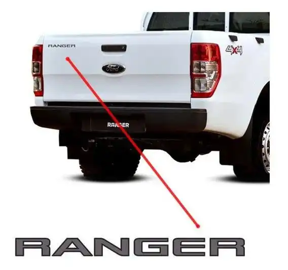 EMBLEMA RANGER TAMPA TRAS 13/ GRAFITE COM PRETO PEQUENO
