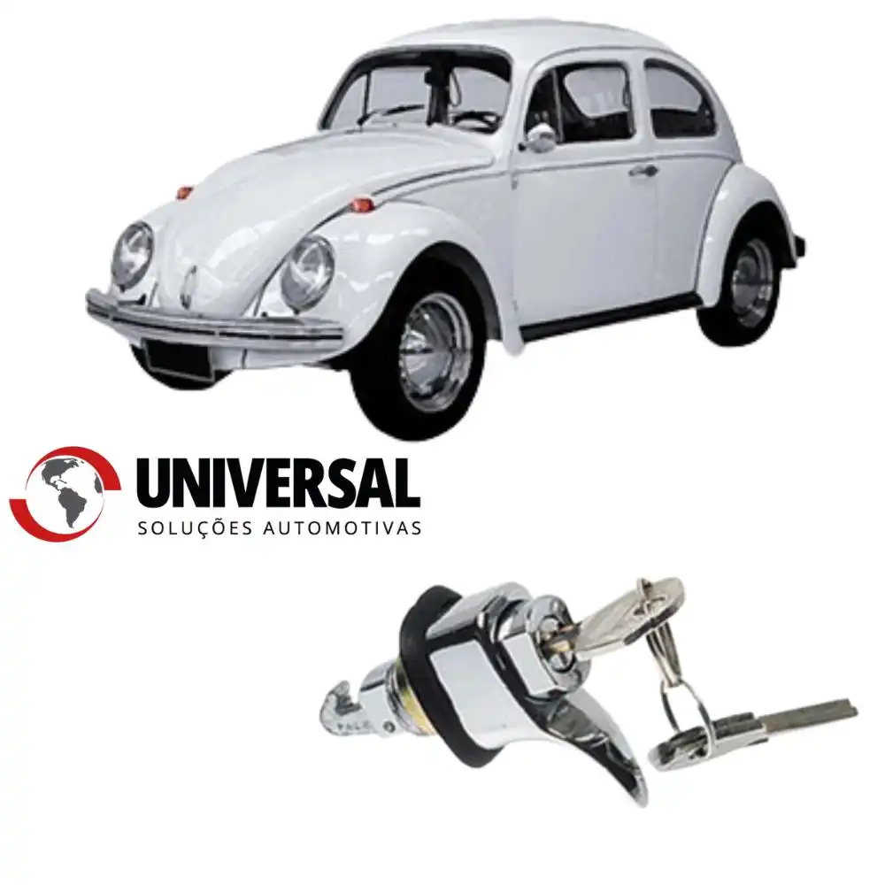 FECHADURA PORTA LUVAS FUSCA  1200 1300 /70 C/ CHAVE