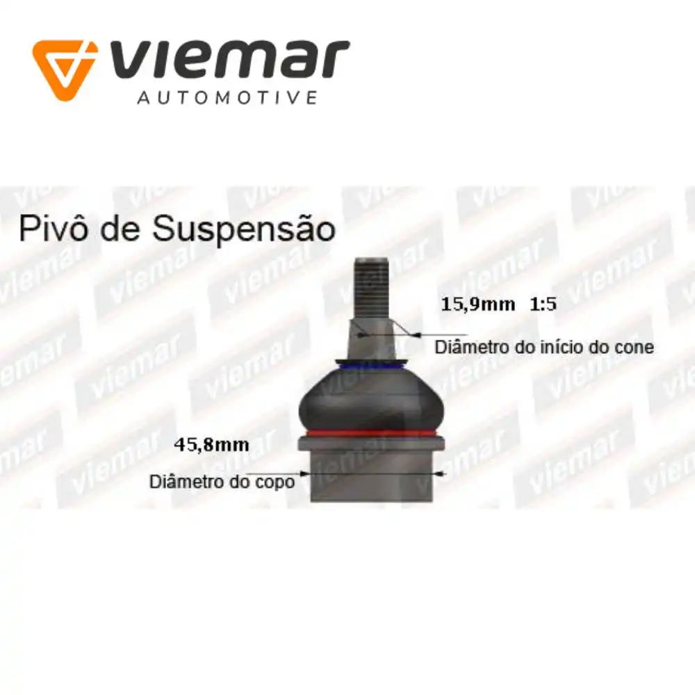 PIVO RENAULT MASTER 2002 A 2012 SUPERIOR SOB MEDIDA 45,8MM