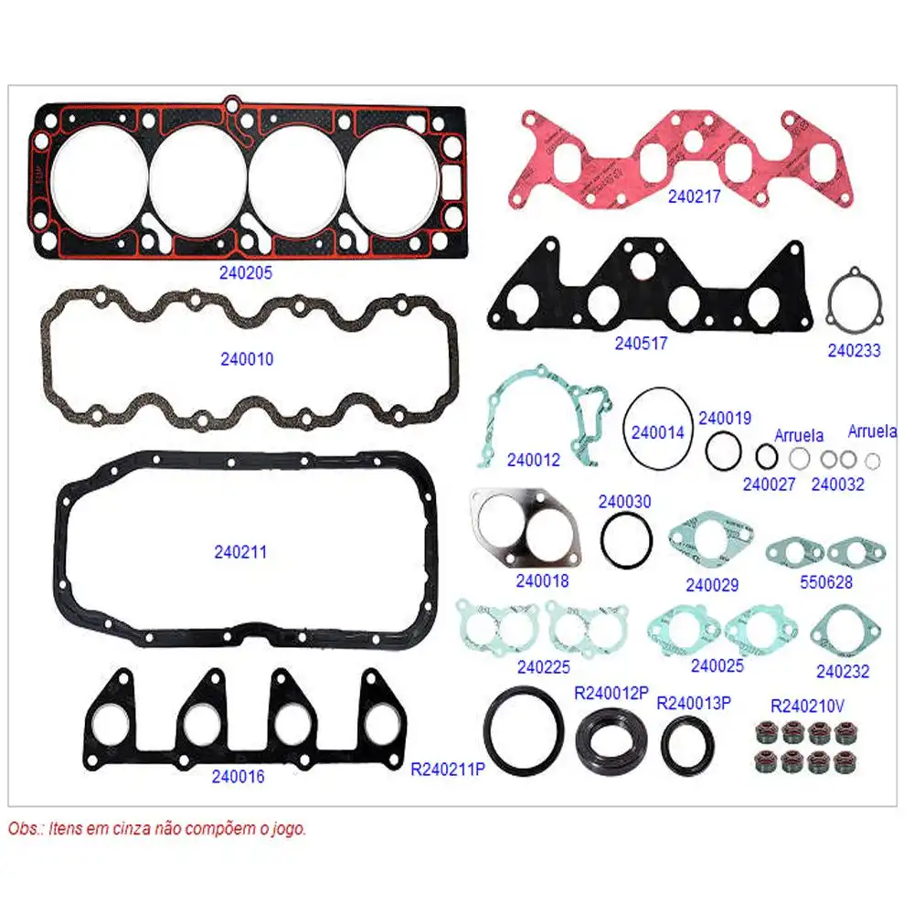 JUNTA MOTOR MONZA 2.0,VECTRA 2.0,2.2 EFI/MPFI /96 C/ RETENTO