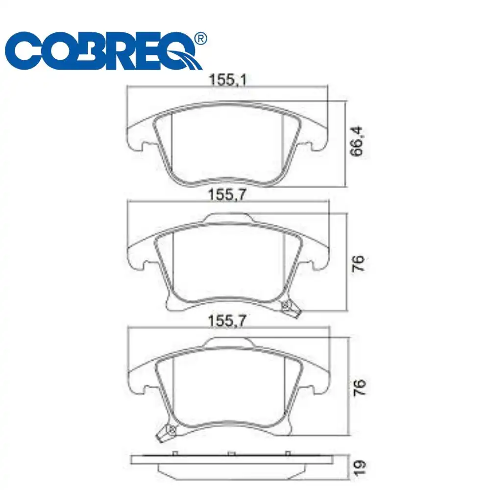 PASTILHA FREIO DIANTEIRA FUSION 2013/ CERAMICA