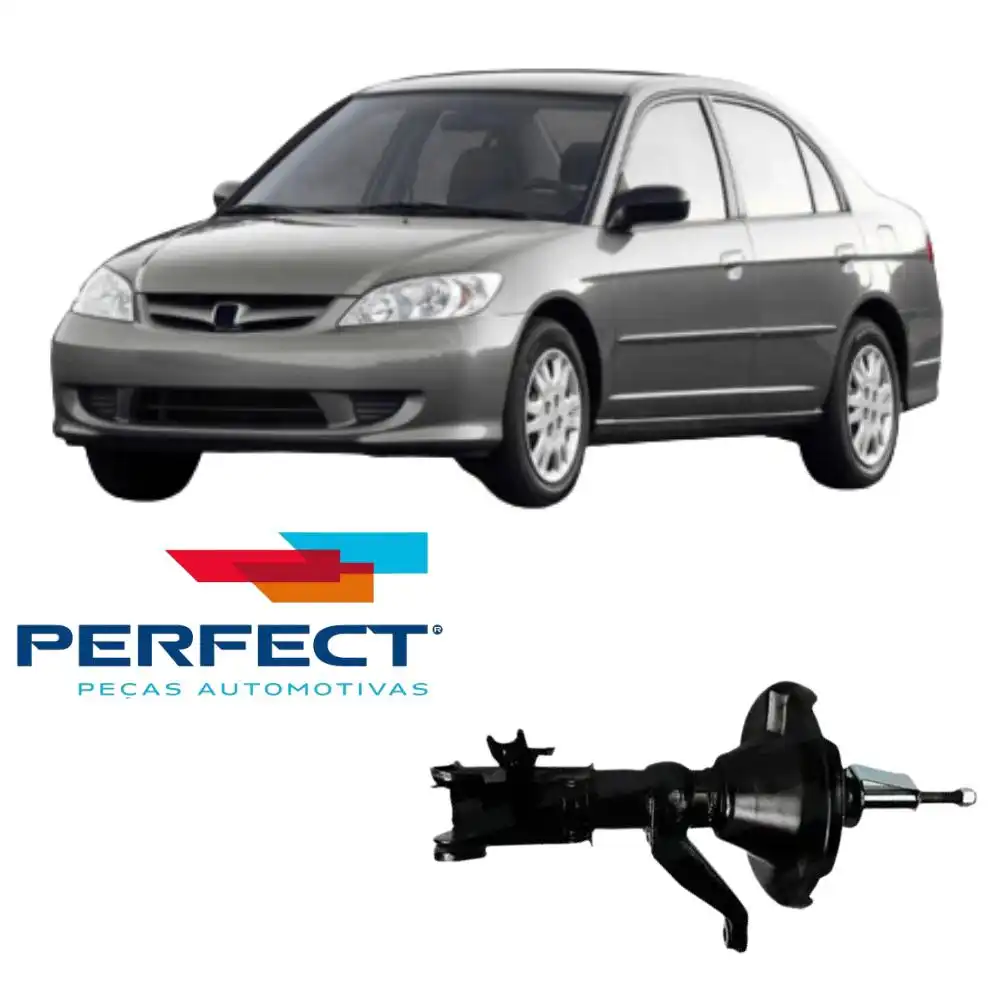 AMORTECEDOR DIANTEIRO HONDA CIVIC 2001 A 2002 ESQUERDO