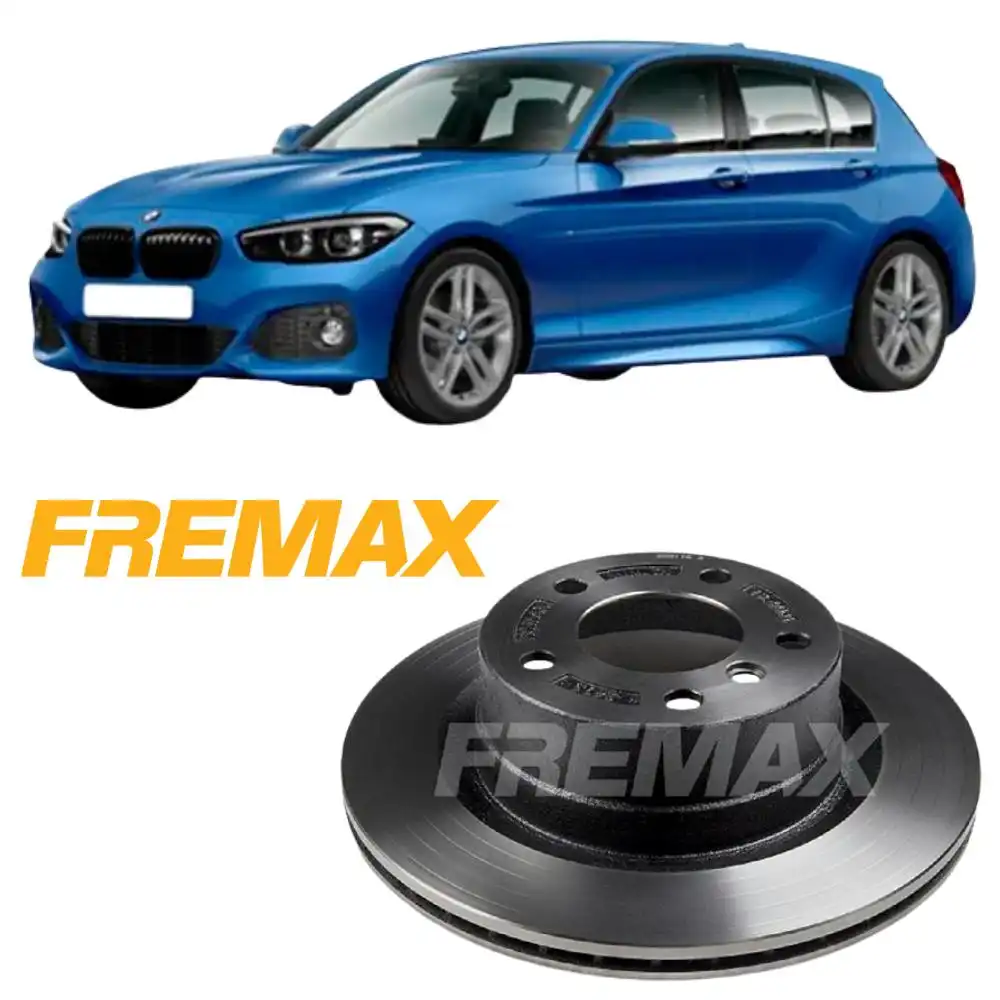 DISCO FREIO TRASEIRO BMW 125I 2.0 16V 2013 A 2019 VENTILADO