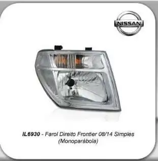 FAROL NISSAN FRONTIER 2008 A 2014 DIR