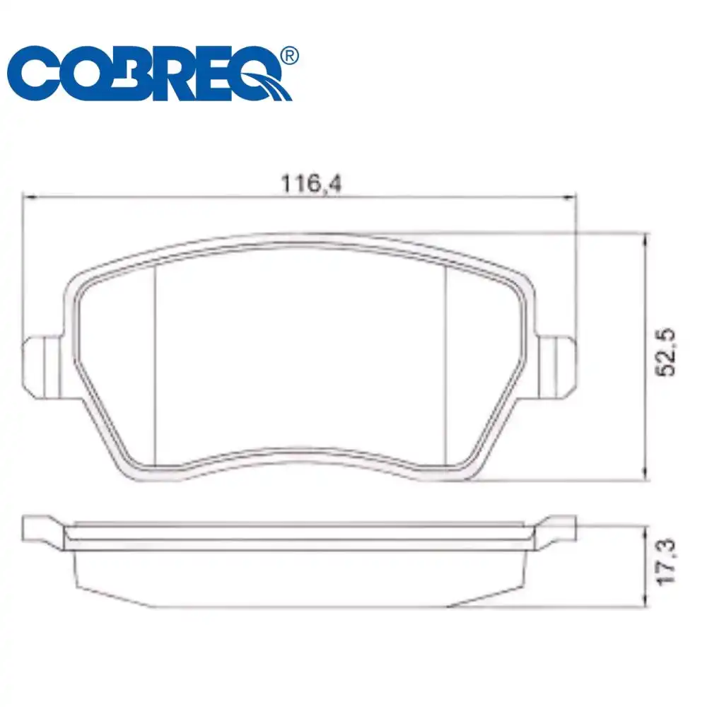 PASTILHA FREIO DIANTEIRA RENAULT DUSTER 1.6 16V 2011/ CERAMI