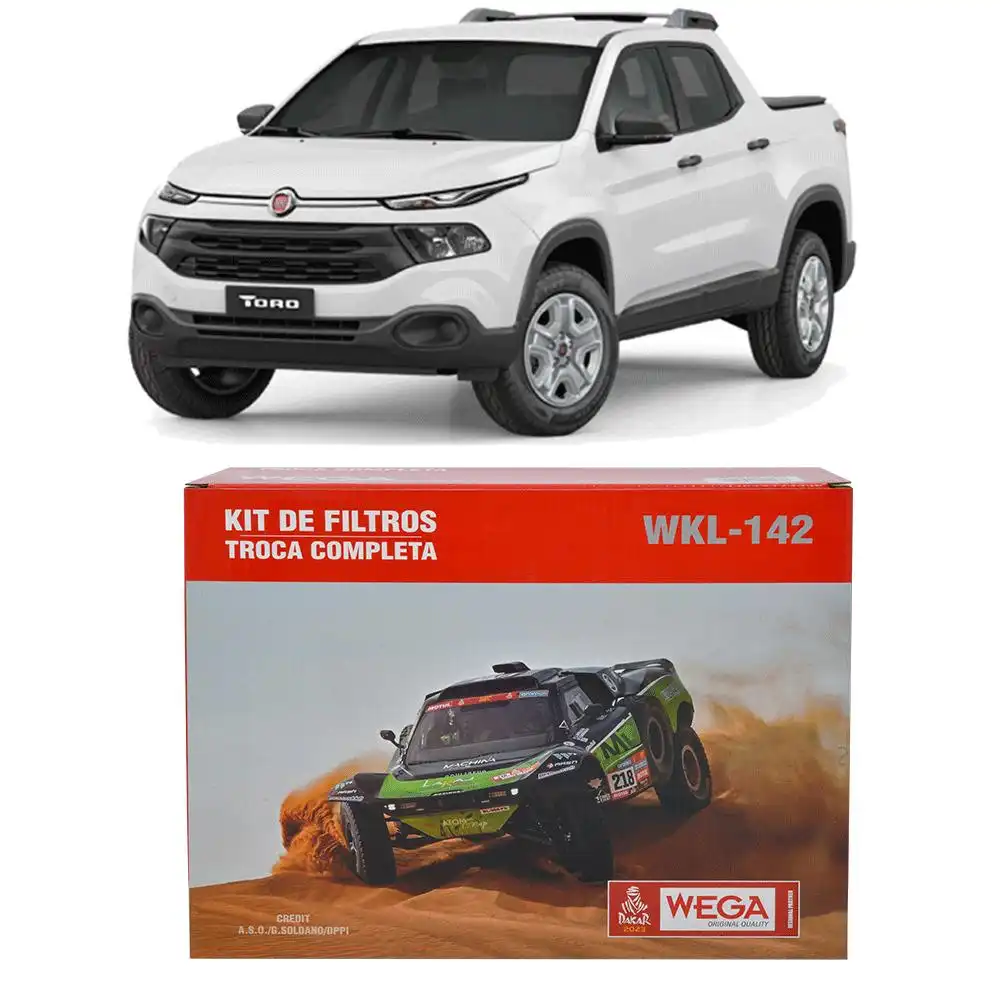KIT FILTROS FIAT TORO 2.0 16V DIESEL 2015 A 2021
