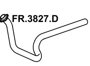 TUBO DIANTEIRO F-4000 MOTOR MWM /1980