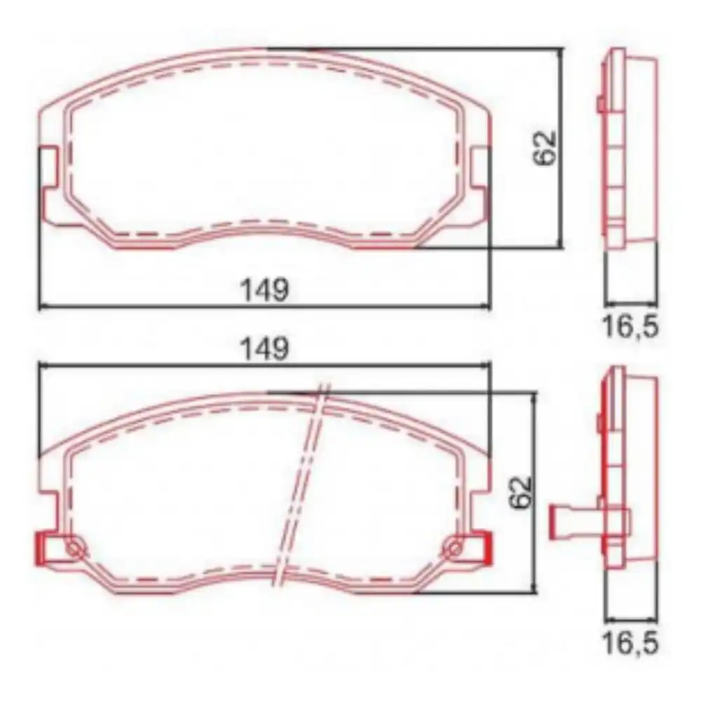 PASTILHA FREIO DIANTEIRA CAPTIVA 2.4 4X2 2009/ CERAMICA