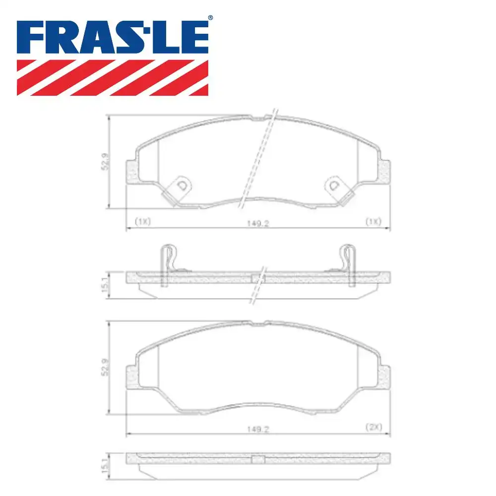 PASTILHA FREIO DIANTEIRA SPORTAGE 2.0 2.2 1999 SISTEMA AKEBO