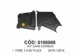 PROTETOR CORREIA COM FIAT PALIO FIRE 1.4 8V 2010 A 2014