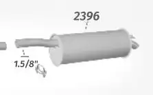 SILENC TRAS FT DOBLO CARGO 1.6 8V FIRE 2002/ 1.8 16V ADV