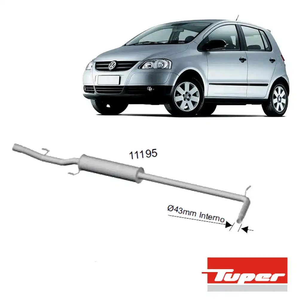 SILENCIOSO INTERMEDIARIO FOX 1.0 2003 A 2005 FLEX