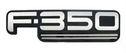 EMBLEMA F-350 1999 EM DIANTE PRETO