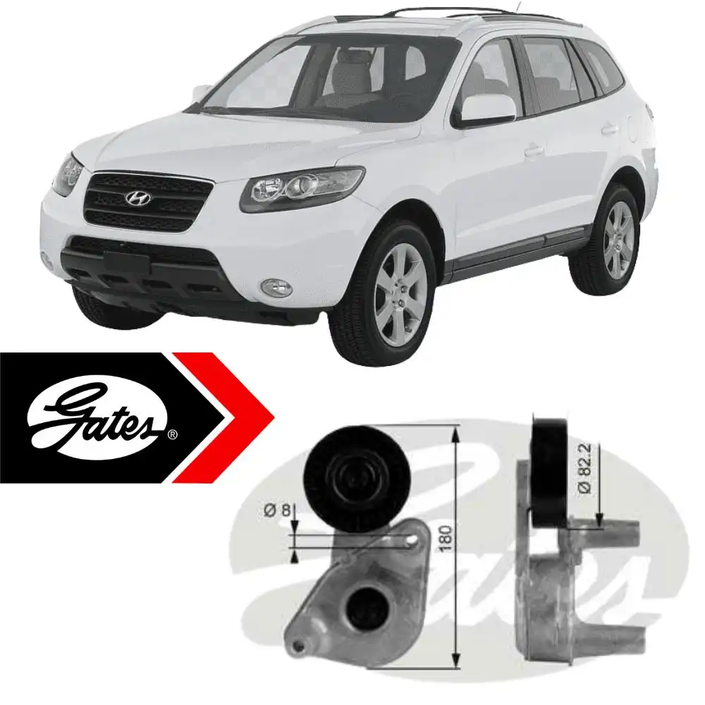 TENSOR CORREIA ALTERNADOR SANTA FE 2.7 V6 2007 A 2011
