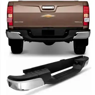 PARACHOQUE TRAS S-10 12/ CROMADO (C/ DEGRAU)