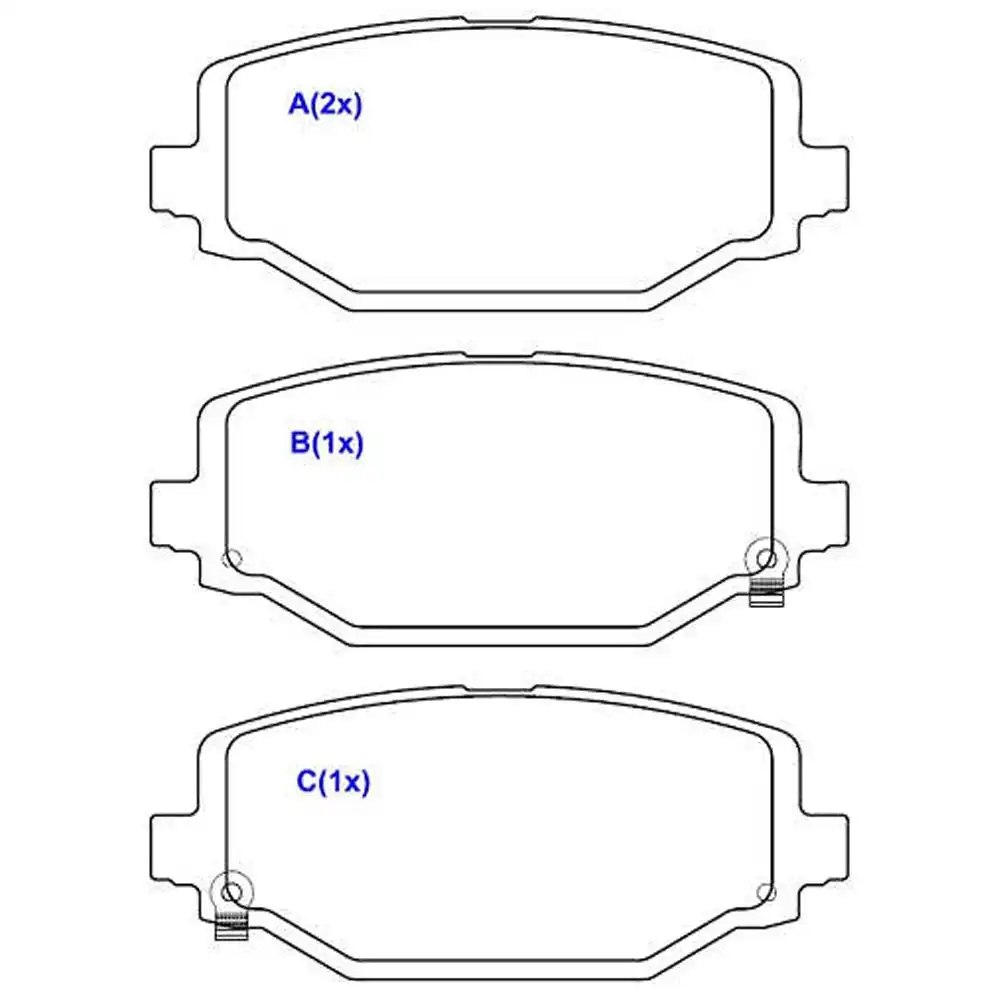 PASTILHA FREIO TRASEIRA FIAT FREEMONT 2.4 16V 2011 A 2016 SI